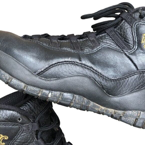 RARE 2015 Air Jordan 10 Retro New York City Size 7 Black - Picture 14 of 16
